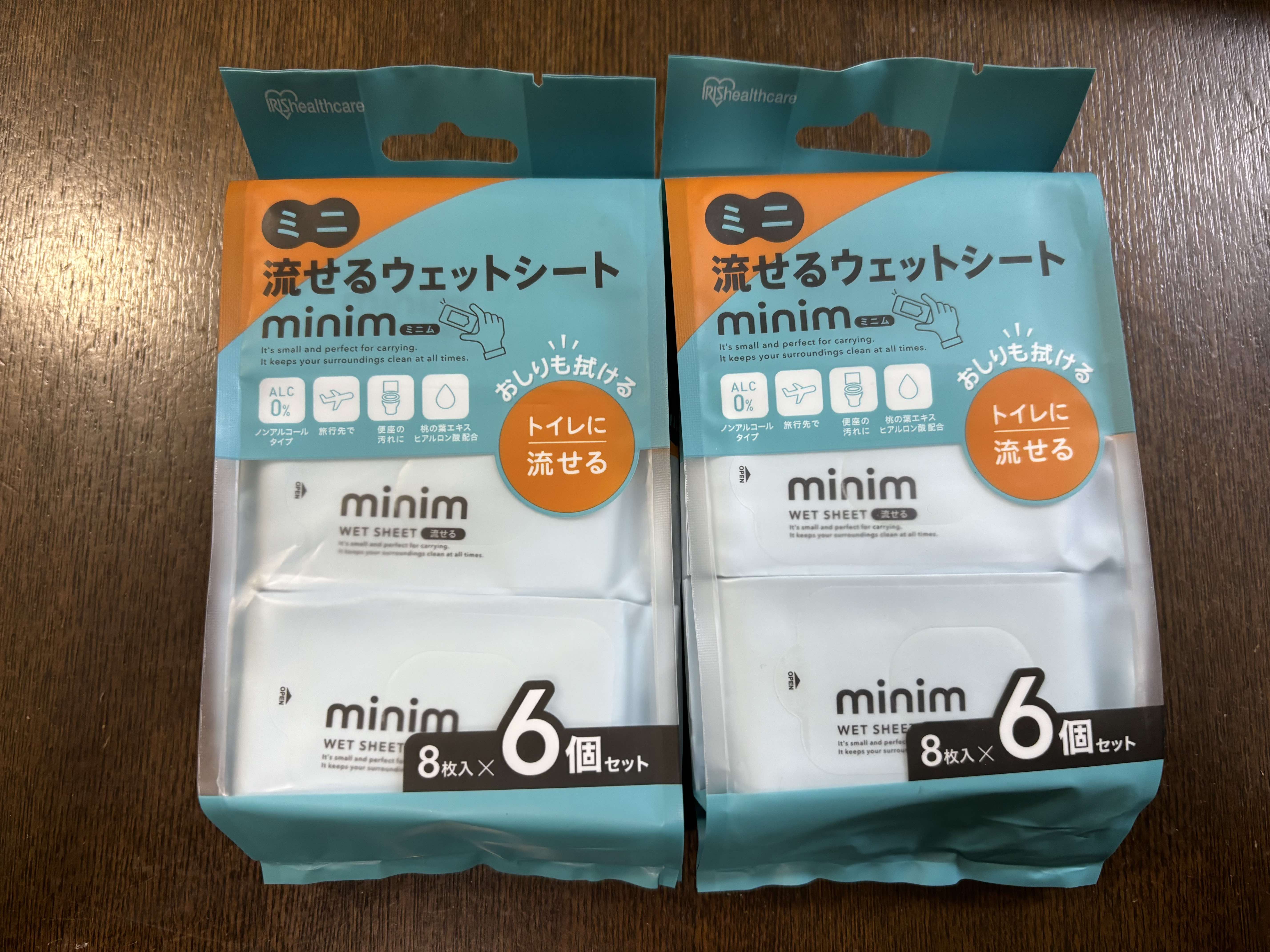 「意外と便利！超便利サイズなウェットテッシュ」アイリスオーヤマ/ミニム
