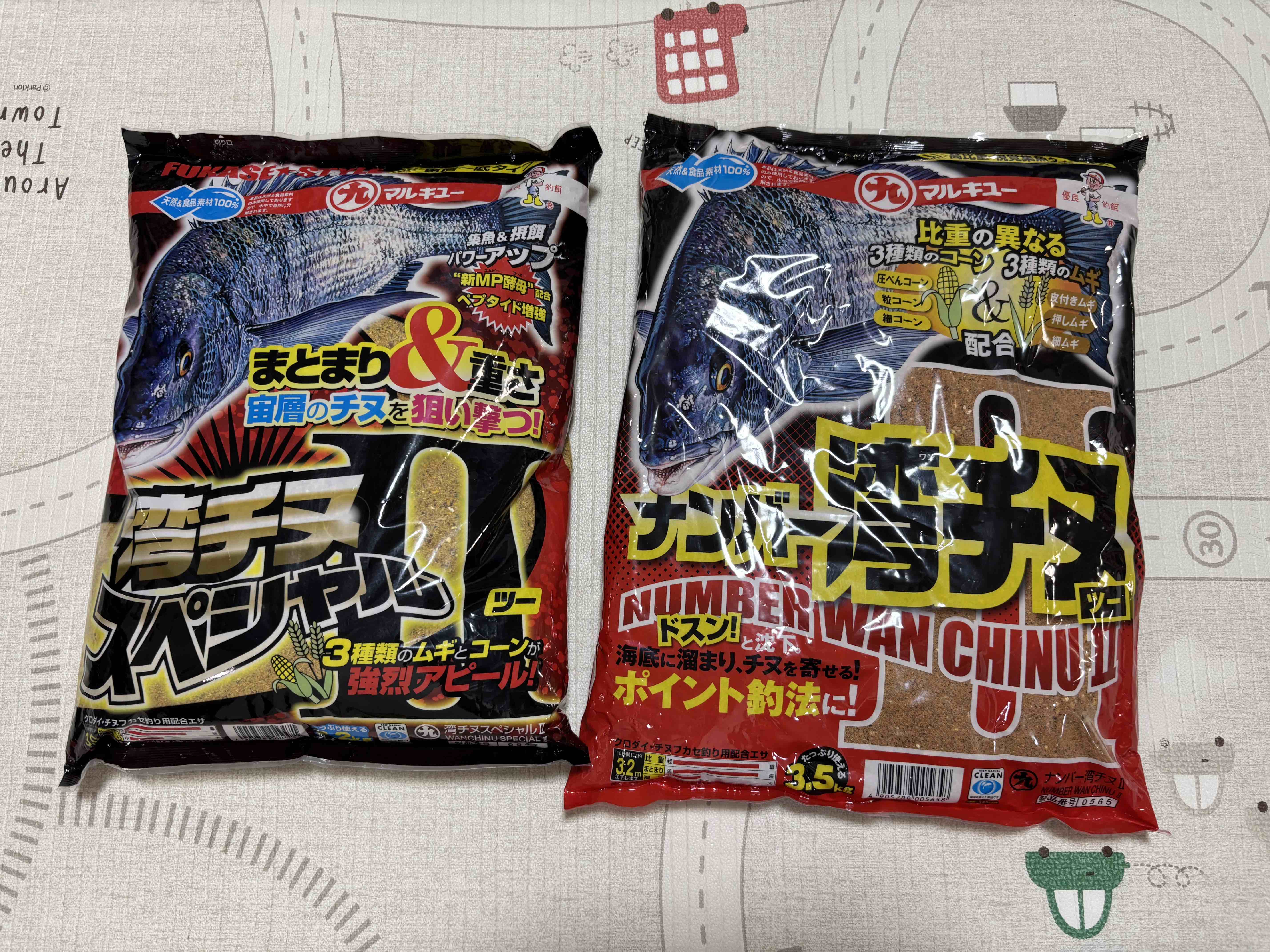 初めてのクロダイ(チヌ)狙いでおすすめの撒き餌(配合餌)「初心者向け」