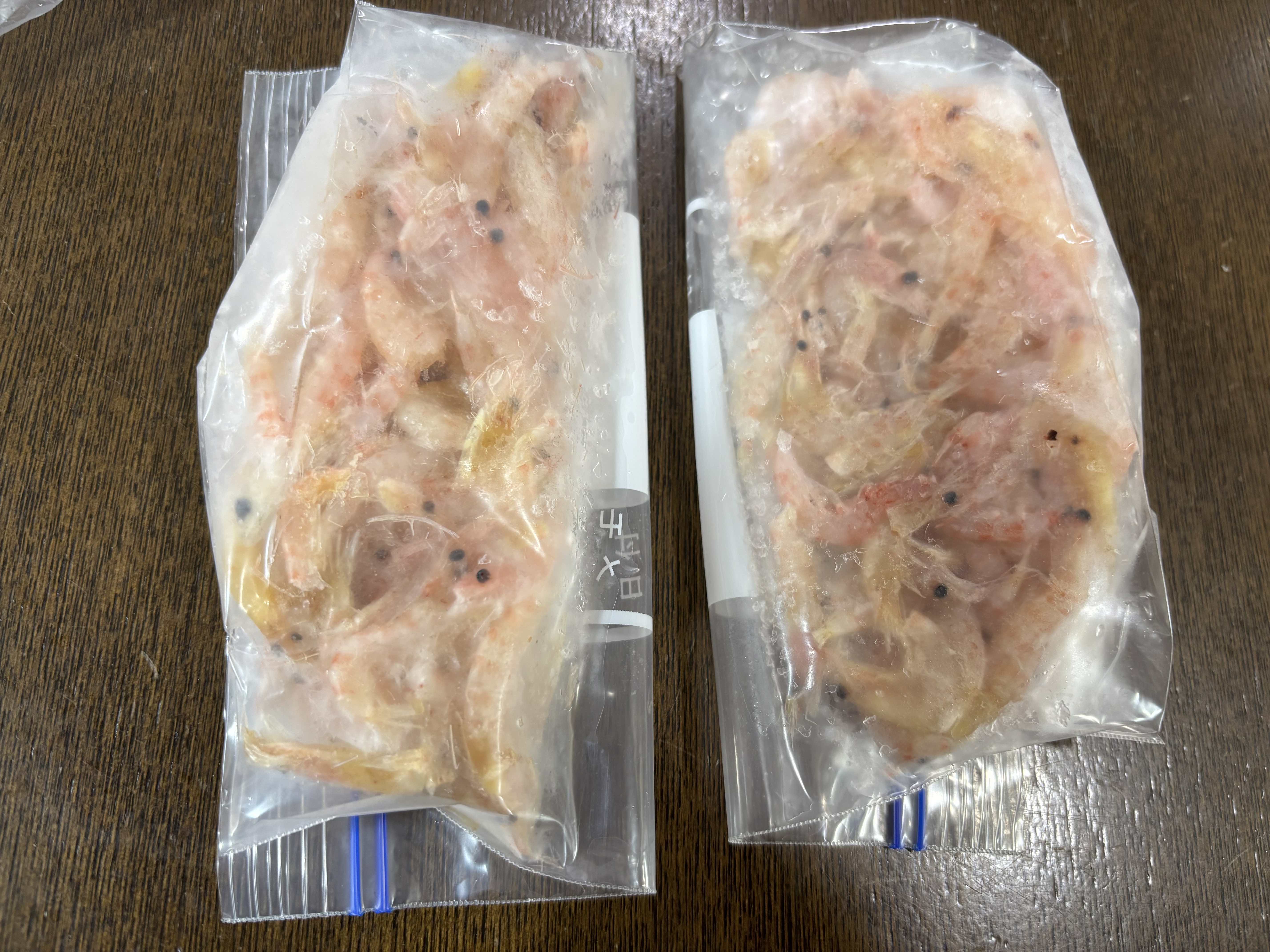 「悲報」冷凍付け餌オキアミの冷凍焼けについて